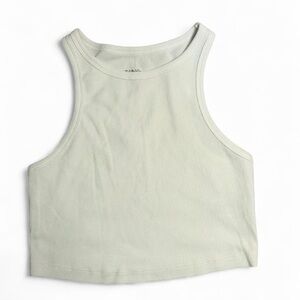 Wild Fable Ribbed White Tank